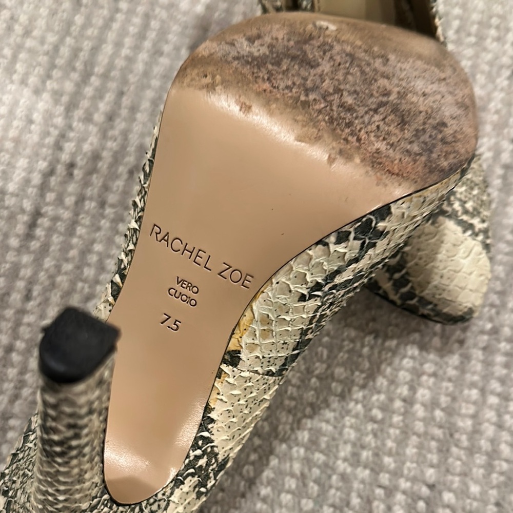 Rachel Zoe python pumps - Picture 8 of 9